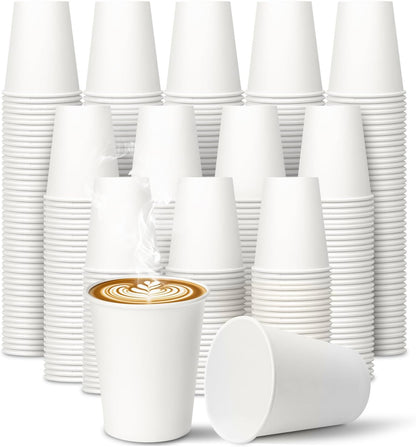 Disposable Paper Coffee Cups — White Paper Cups for Coffee and Water